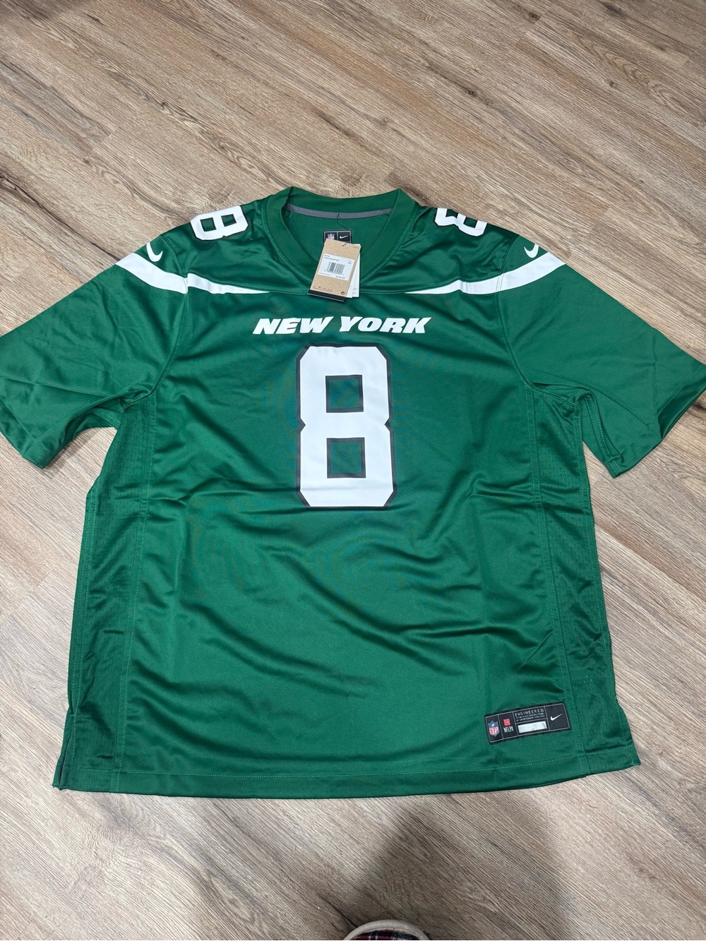 NIKE Aaron Rodgers New York Jets NFL Engineered Jersey Size Men’s XXL NWT